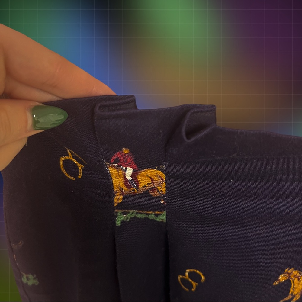 Cullinane dark navy equestrian horses skirt - Picture 5 of 9